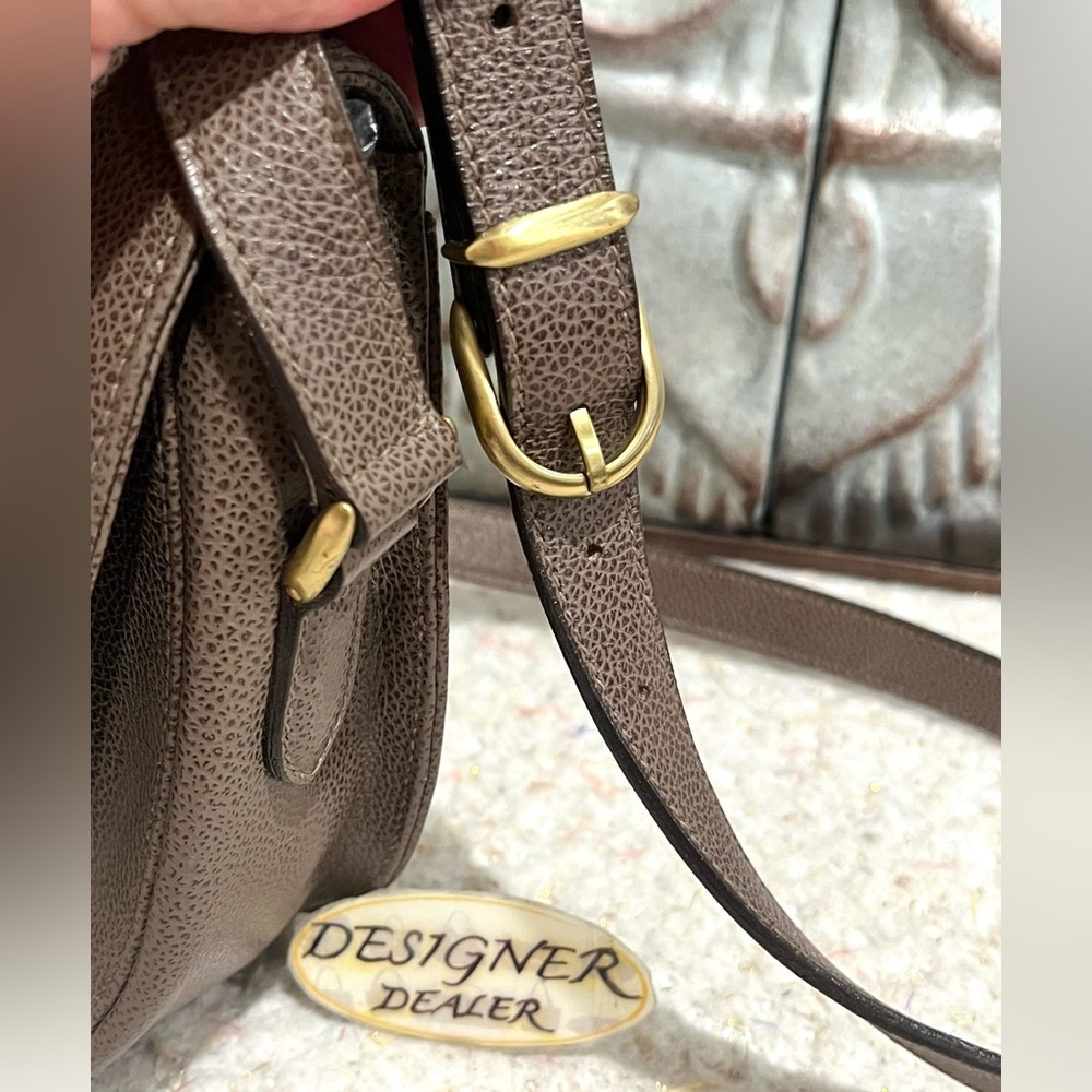 COACH Vintage Madison Carlyle Leather Crossbody 4410 Brown Made In Italy 🇮🇹 - Picture 6 of 15